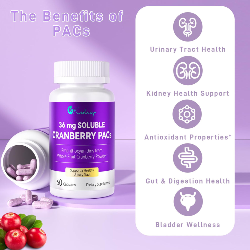 Urinary tract defense with Kedicy cranberry pills