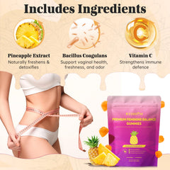60 gummies per pouch for daily feminine balance