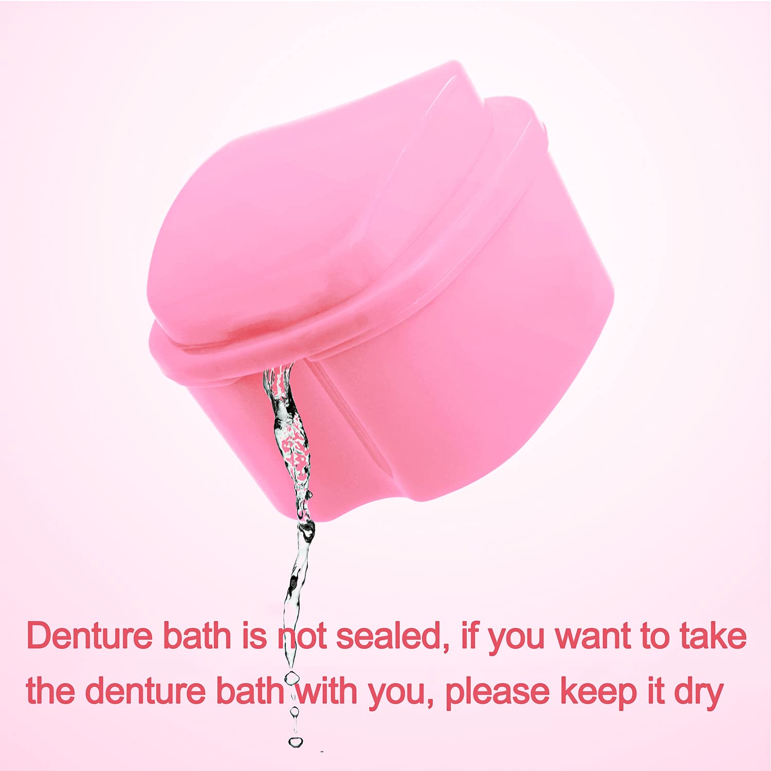 Compact denture storage for mouth guards and jewelry