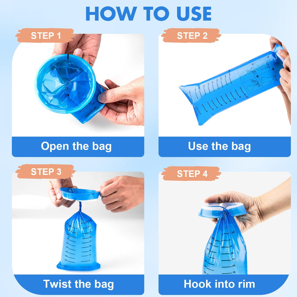 KKEETUR barf bags tear-resistant material withstands pressure without tearing.