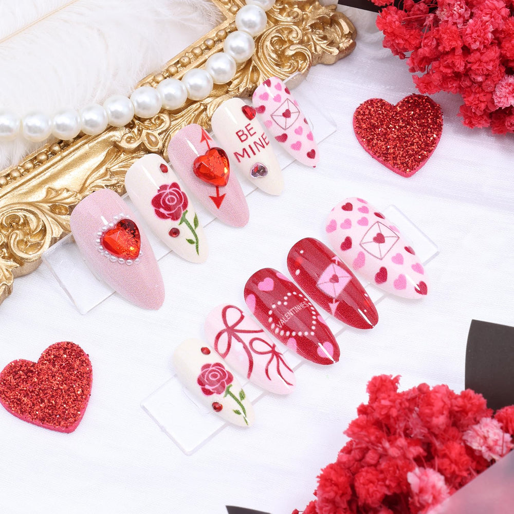 KEHKFSEF valentines nails quick, mess-free at-home application guide.