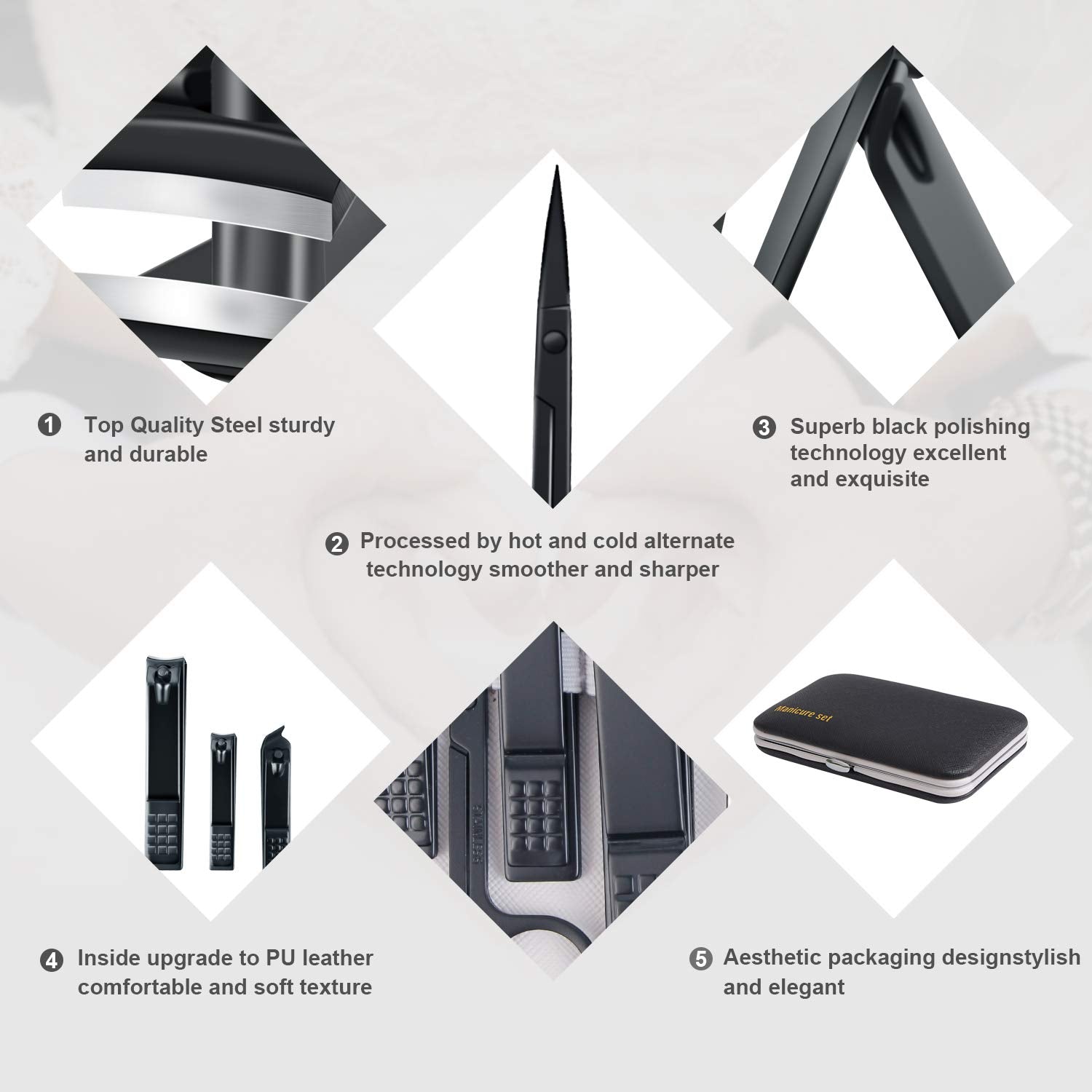 Keiby Citom portable manicure kit designed for easy on-the-go grooming