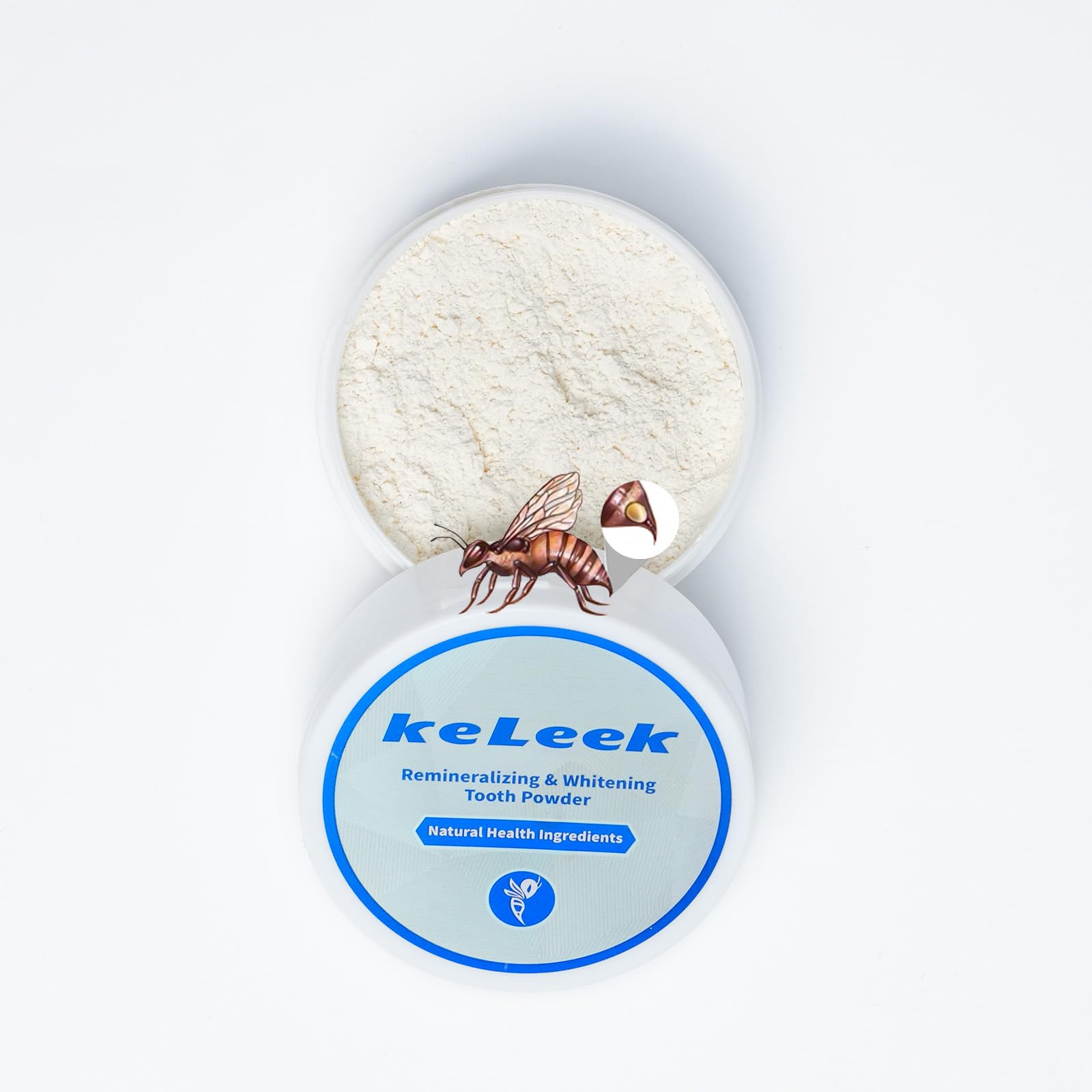 KeLeek hydroxyapatite tooth powder 1.76 oz pack