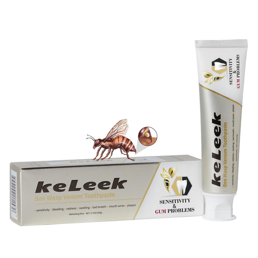 KeLeek Bee Wasp Venom Toothpaste tube close-up