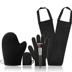 KELILO exfoliating mitt for smooth prep before self tanning
