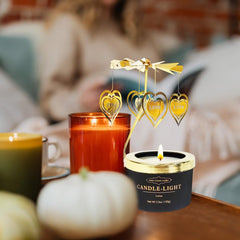 Soy wax candle with high-quality essential oils