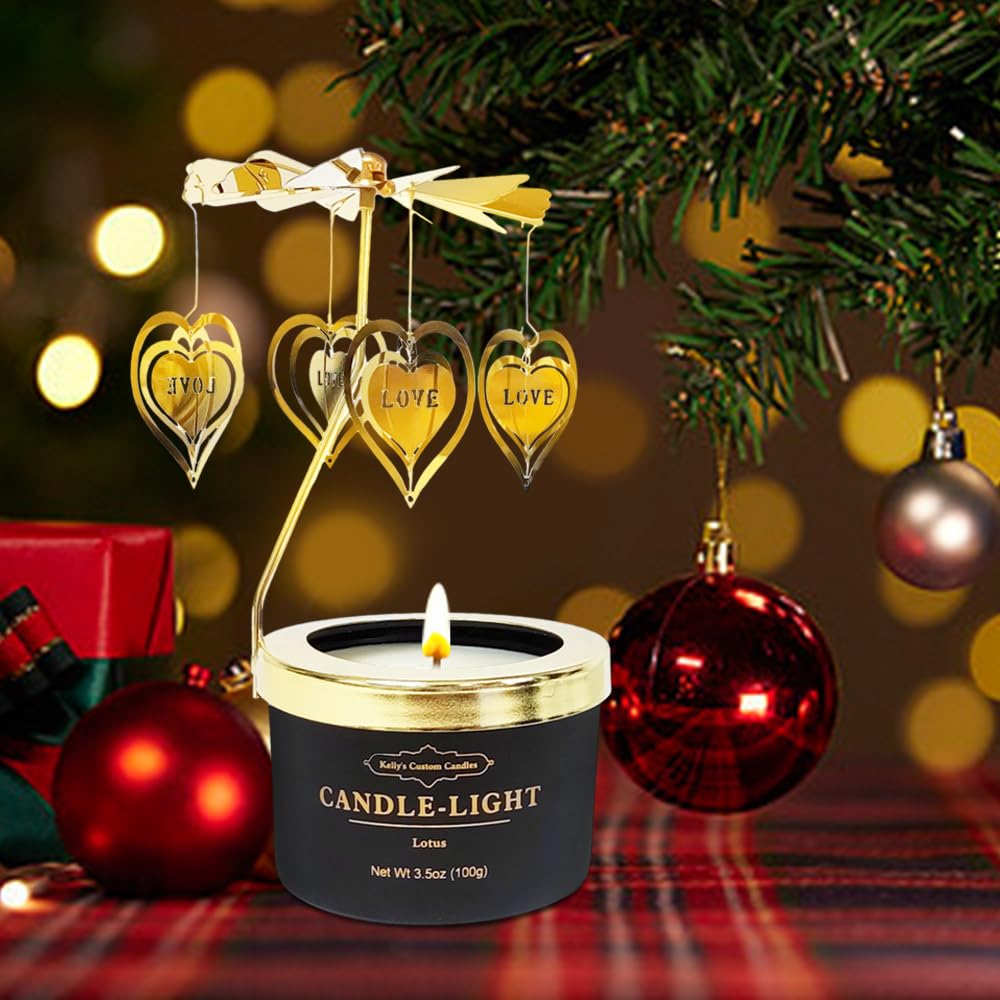 Angel candle design symbolizing love