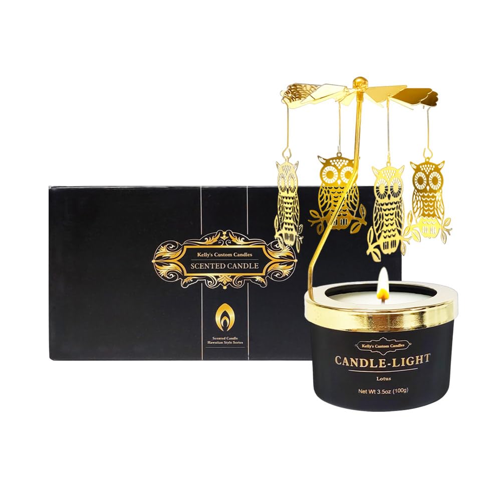 Packaging for Kelly's Custom Candles Owl Gifts for Women
