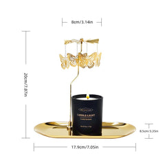 Soy wax candle set with essential oils