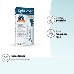 Kelo-Cote application under makeup, discreet daily wear