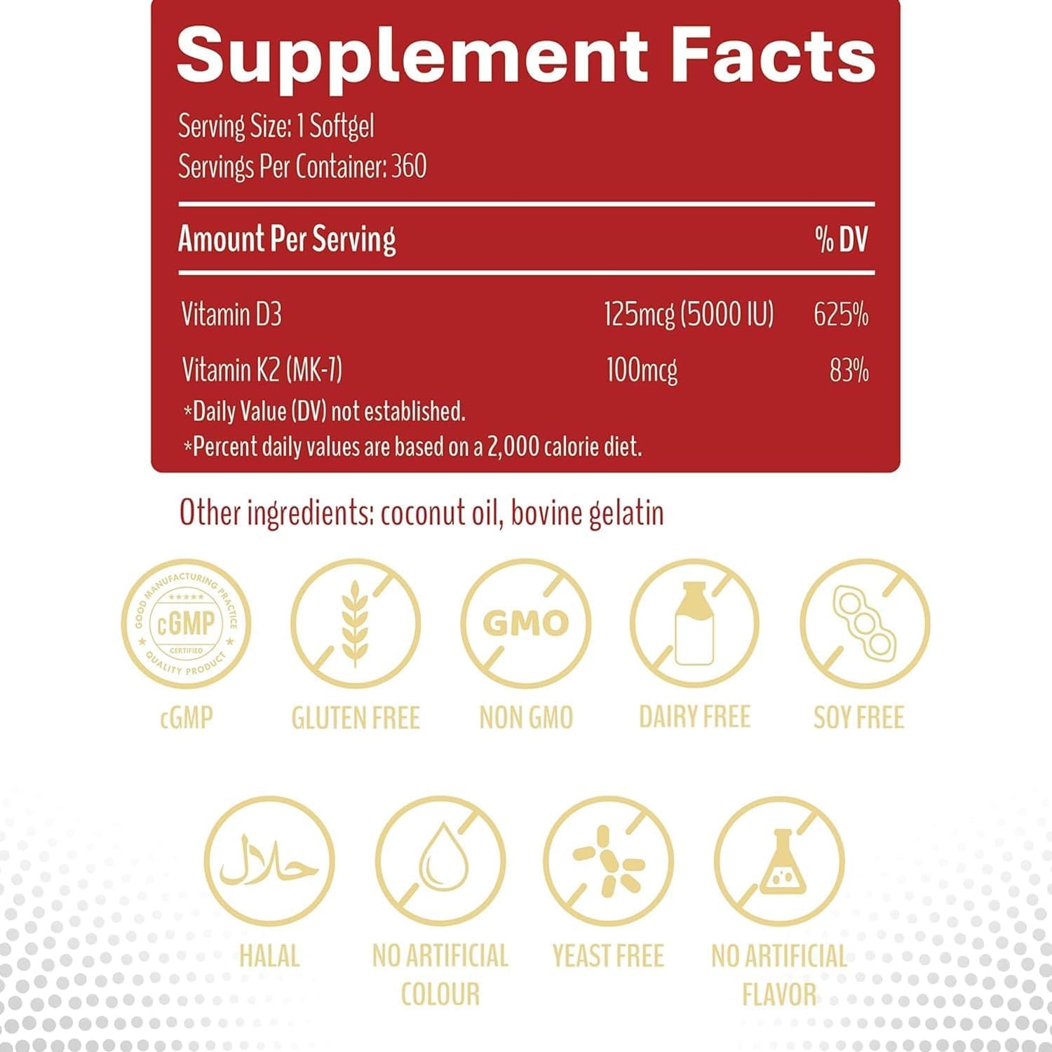 Close-up of milky coconut oil in softgels
