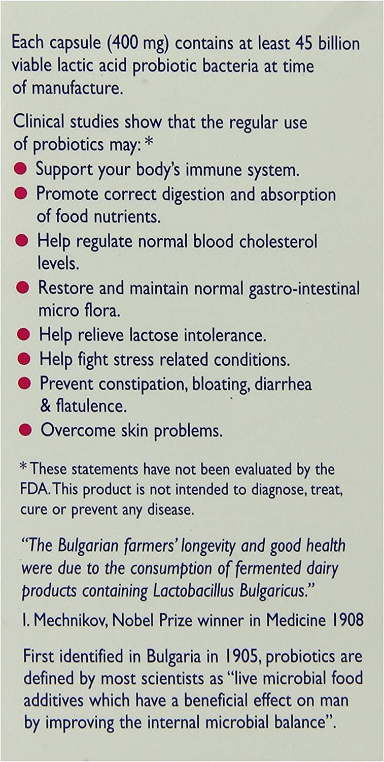 Actiflora+ product label