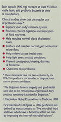 Actiflora+ product label