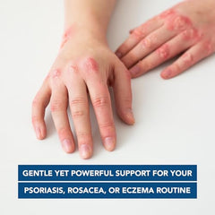 Kenkoderm after-shower application scene suggests simple daily use.