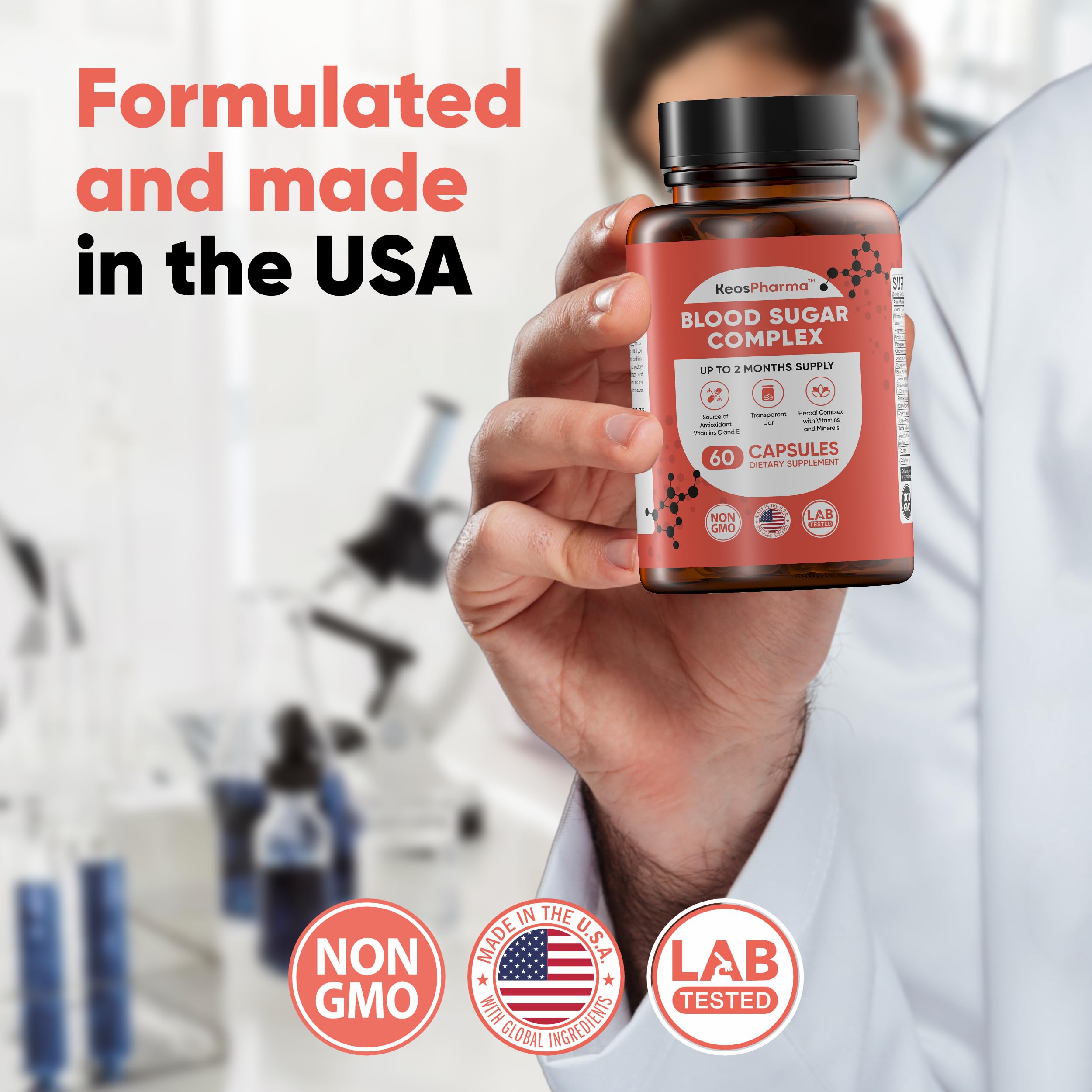 Plant-based antioxidants in KeosPharma Blood Sugar Complex