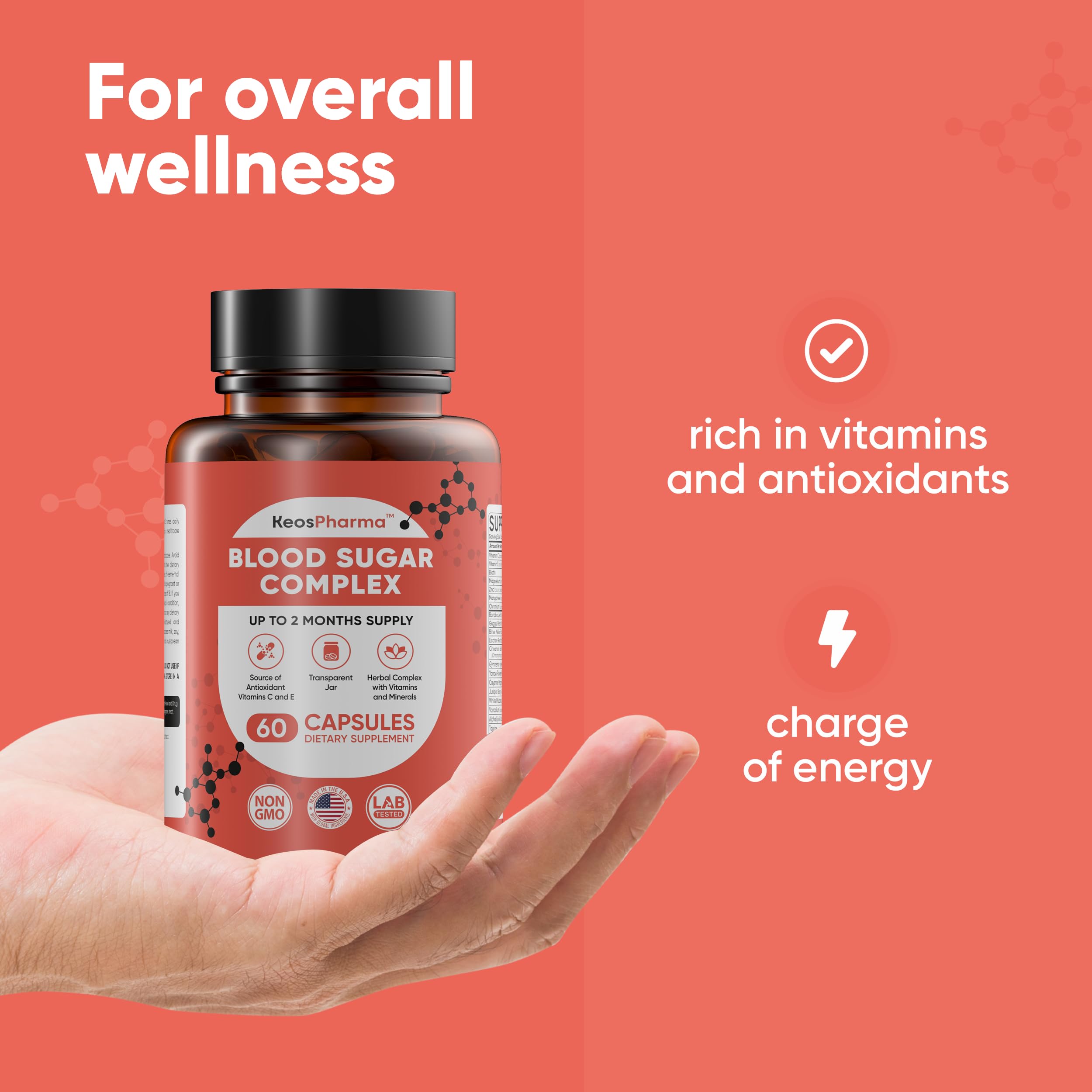 KeosPharma Blood Sugar Complex packaging