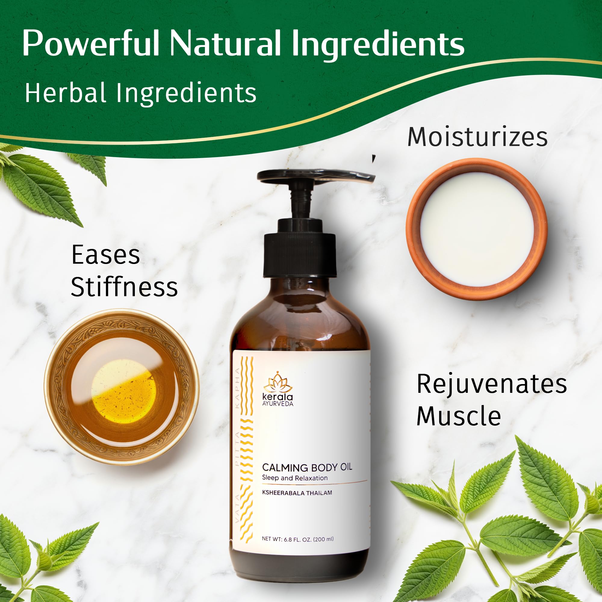 Textured sesame oil-based calming oil for relaxation