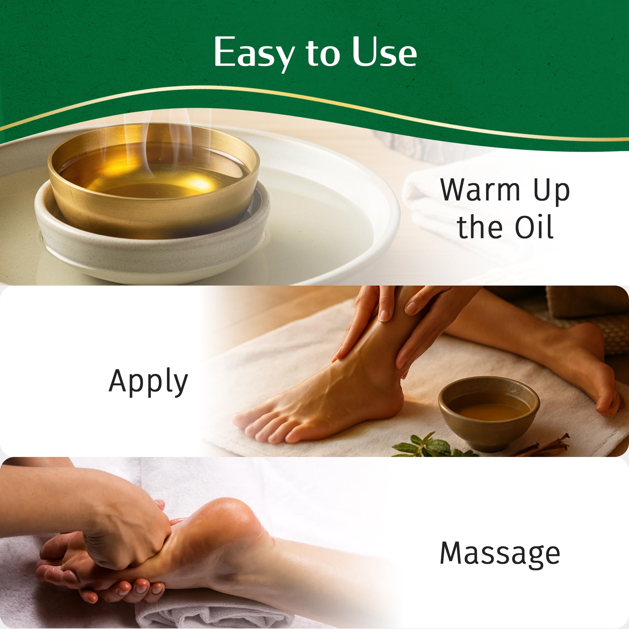 Melatonin-free, non-habit forming Ayurvedic oil
