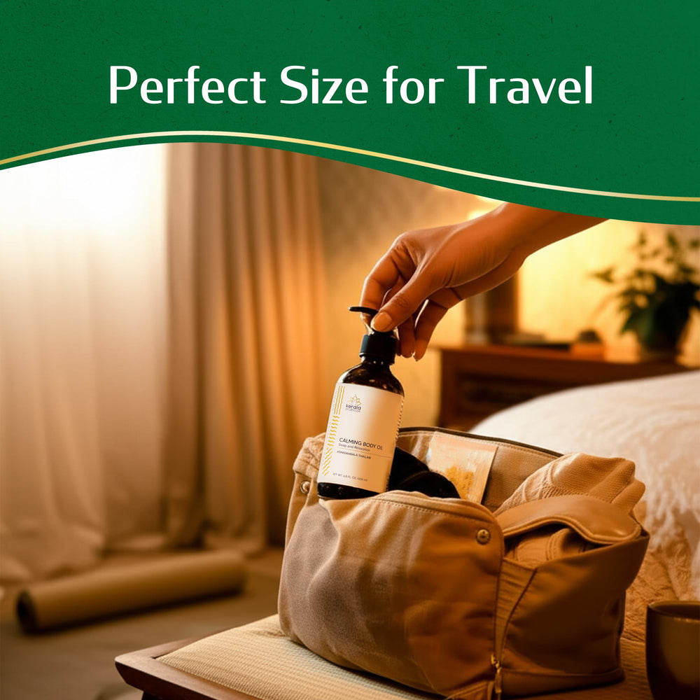 Whole-body relaxation with Ayurvedic oil from head to toe
