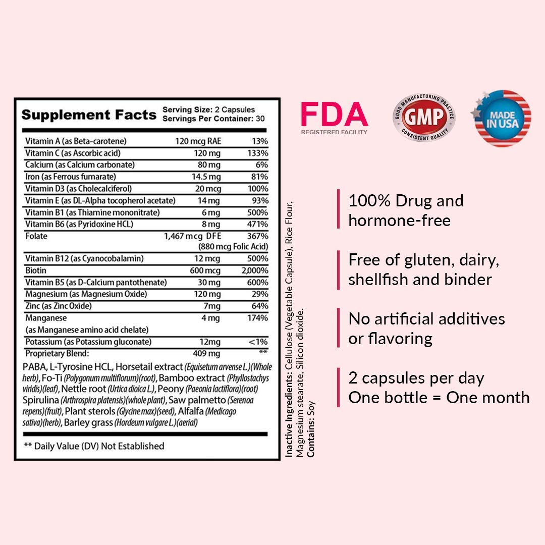 Saw Palmetto and natural ingredients used in Kerotin vitamins