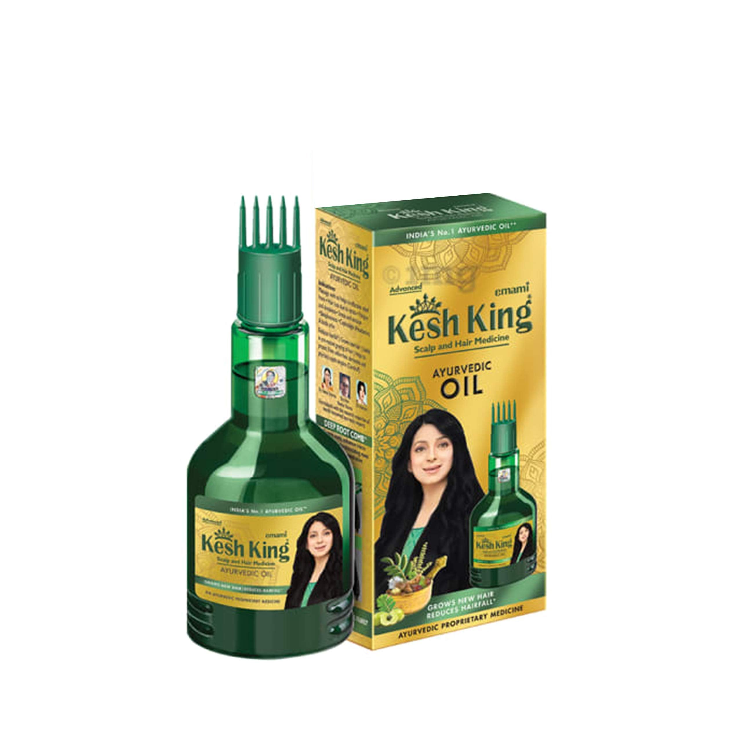 Bottle of Kesh King Ayurvedic Hair Oil 300ml