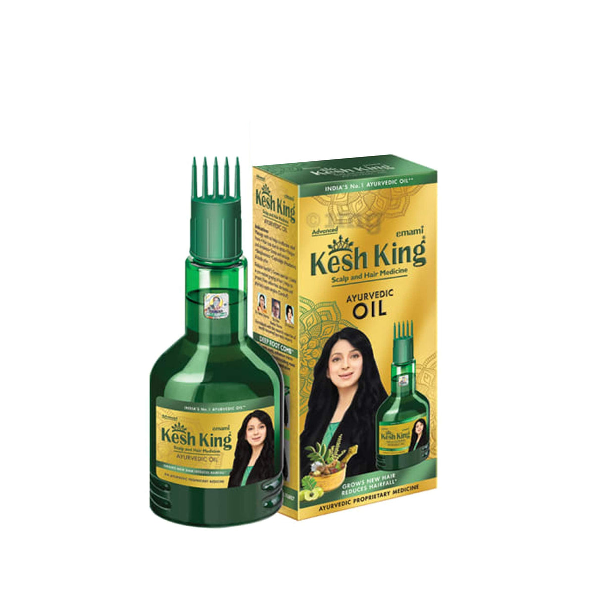 Bottle of Kesh King Ayurvedic Hair Oil 300ml