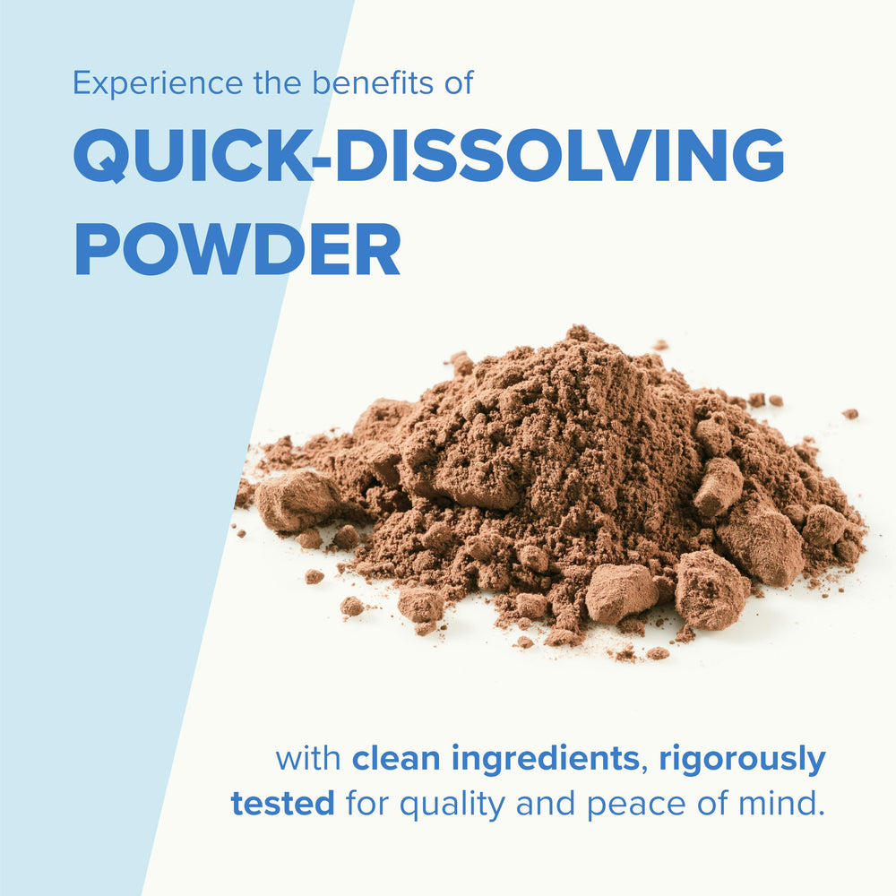 Scoop of Keto Collagen Chocolate powder
