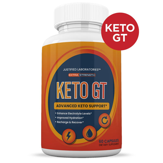 Keto GT Keto Pills 1275MG label on packaging