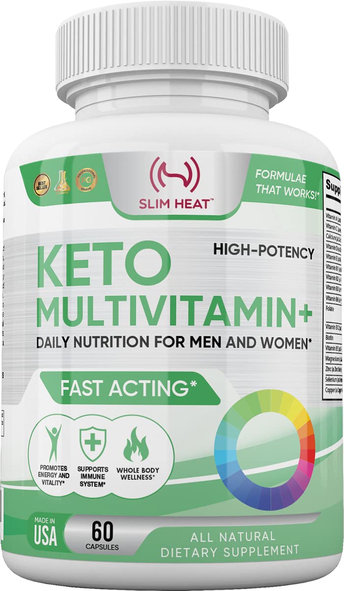 Keto Multivitamin bottle for women and men – 30 day supply