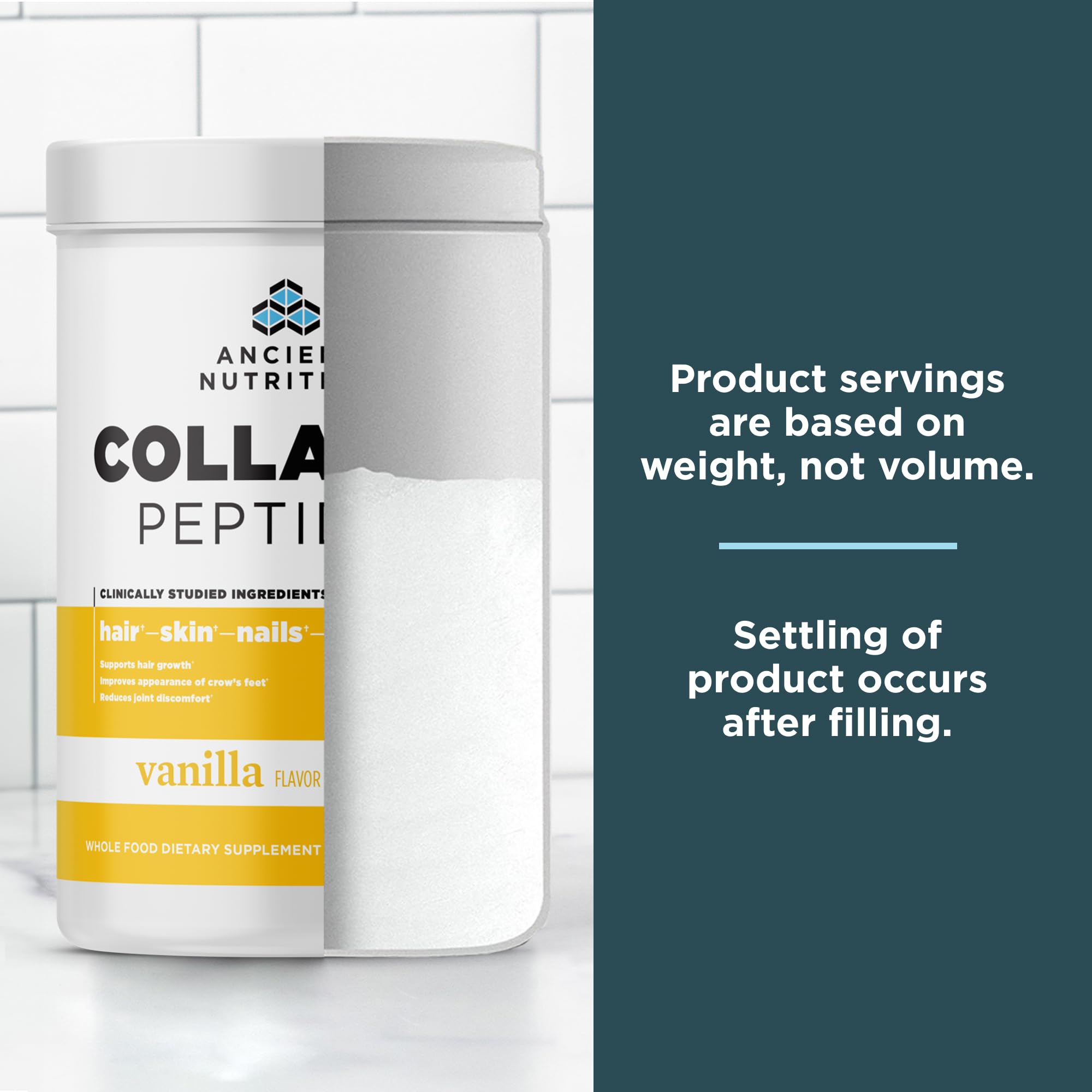 Keto and Paleo friendly collagen peptides powder