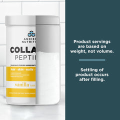 Keto and Paleo friendly collagen peptides powder
