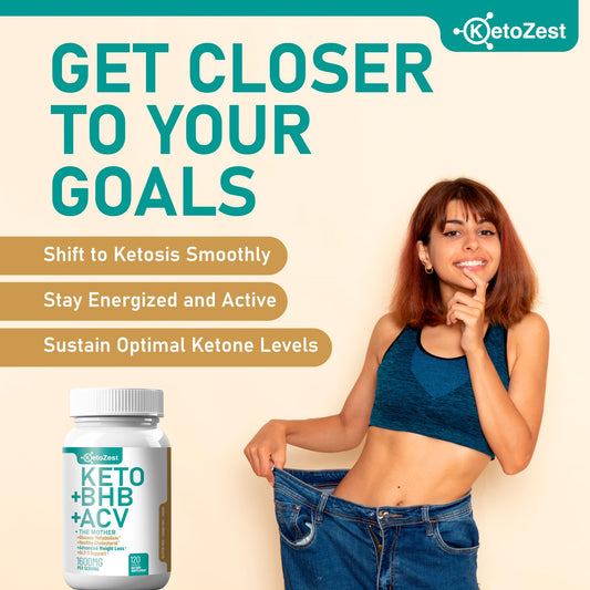 KetoZest bottle back showing dosage and ingredients