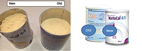 KetoCal 4:1 Vanilla Flavor Powder Can 300g - packaging label