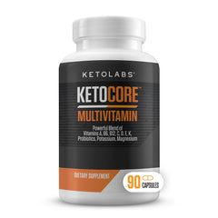Bottle of Ketocore Keto Vitamins – 90 capsules