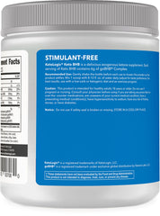 Front view of KetoLogic BHB 30 servings per bottle