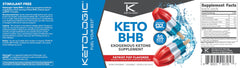Product pack shot with Ketologic Keto BHB Patriot Pop bottle