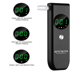 Mouthpiece attachment for ketone breath monitor