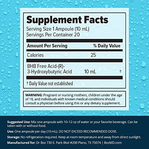 Ketone energy and mental clarity concept image