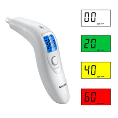 Display screen showing readout and indicators