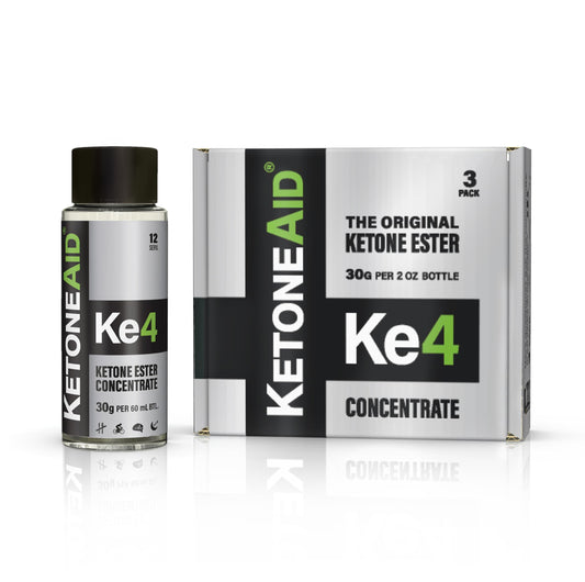 KetoneAid Ke4 Ketone Ester Concentrate bottle front view