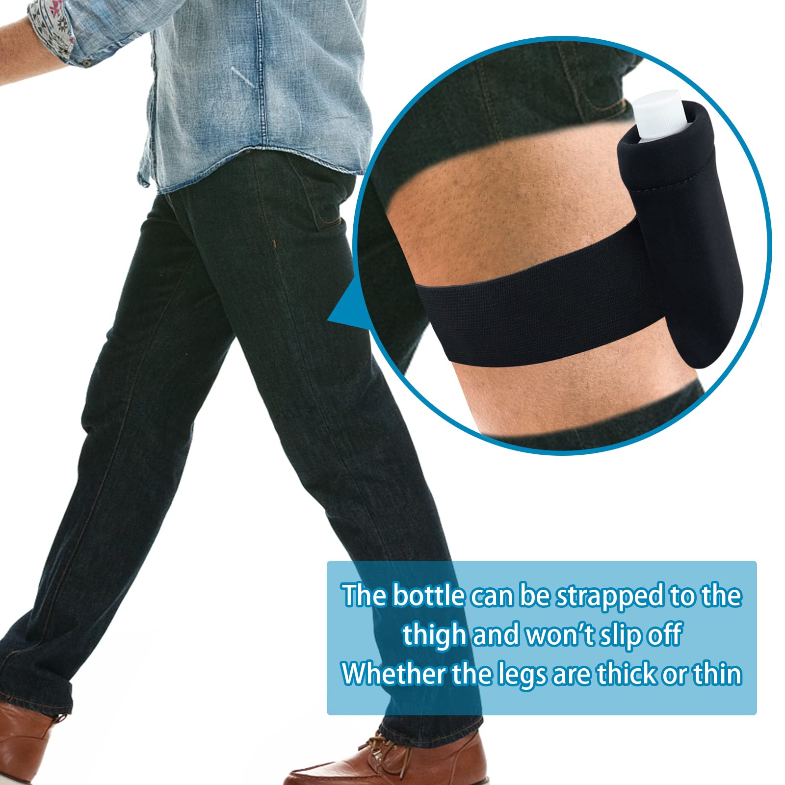 Neoprene bag and hi-stretch leg straps in KEVTVEK kit