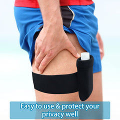 Kit components arranged: bottles, strips, bag and straps