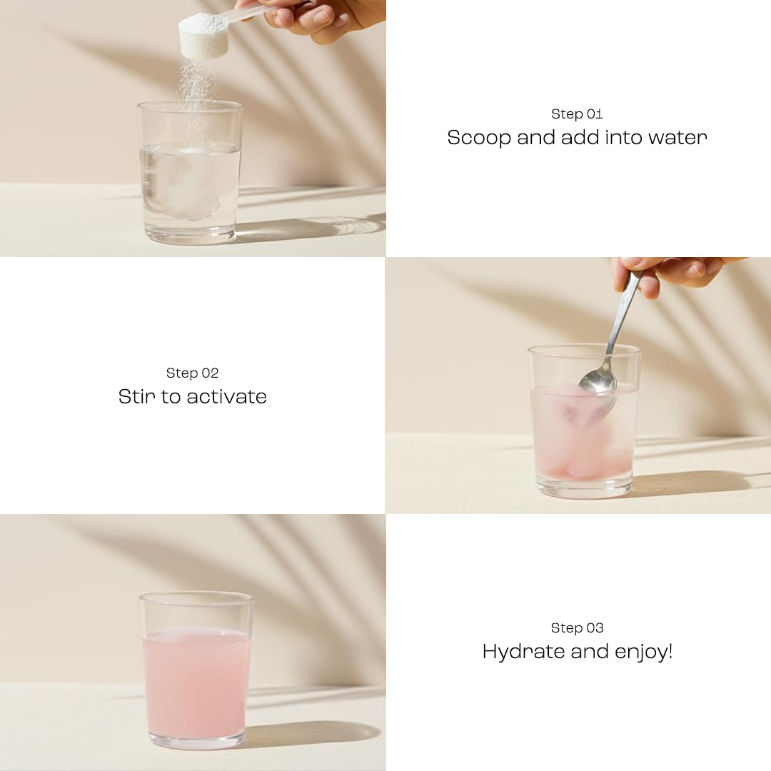 KEY NUTRIENTS pink lemonade drink ready for tasty hydration.