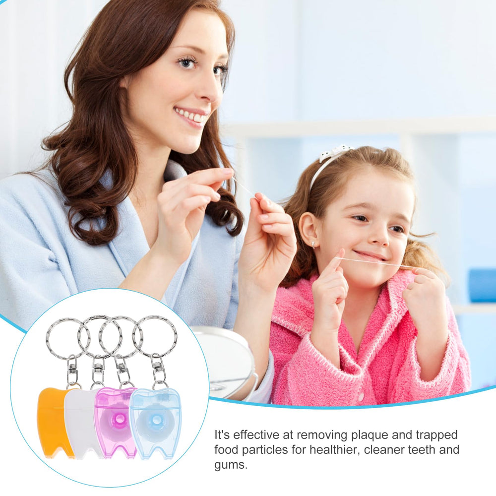 Ultra-thin floss wire cleaning between teeth