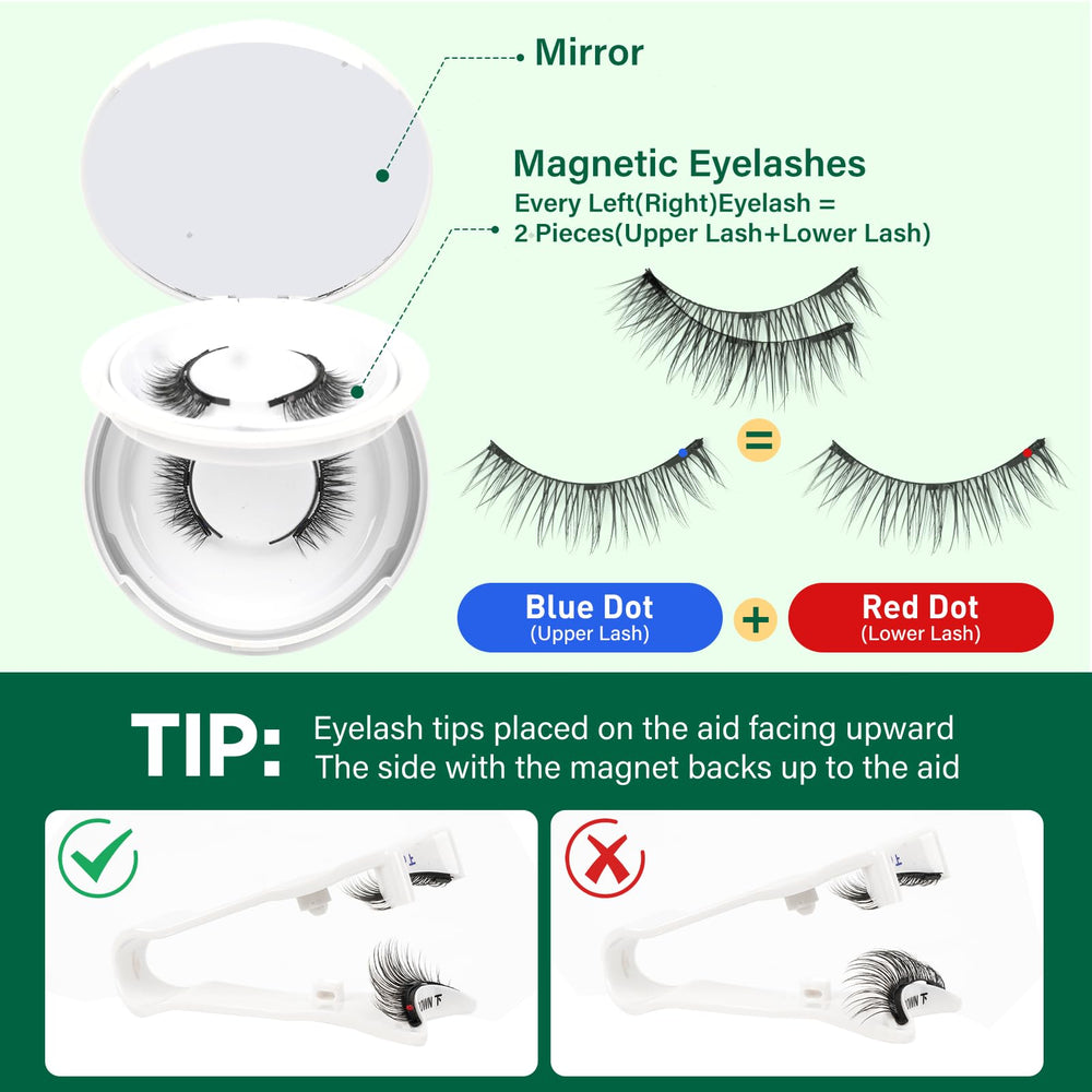 KEYYOU mirrored storage case keeps lashes safe and organized