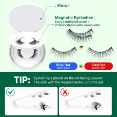 KEYYOU mirrored storage case keeps lashes safe and organized
