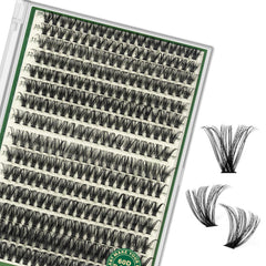 KEYYOU lash clusters 60D D curl image: lightweight comfort for all-day wear.