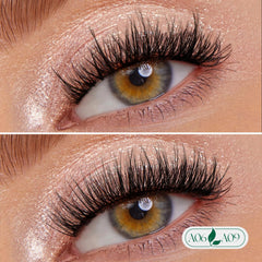 KEYYOU no-glue magnetic lashes enable quick, clean removal.