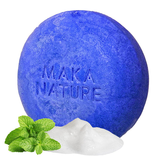 KGallery Maka Nature low-carbon shampoo bar packaging showcasing eco-friendly design for sustainable care.