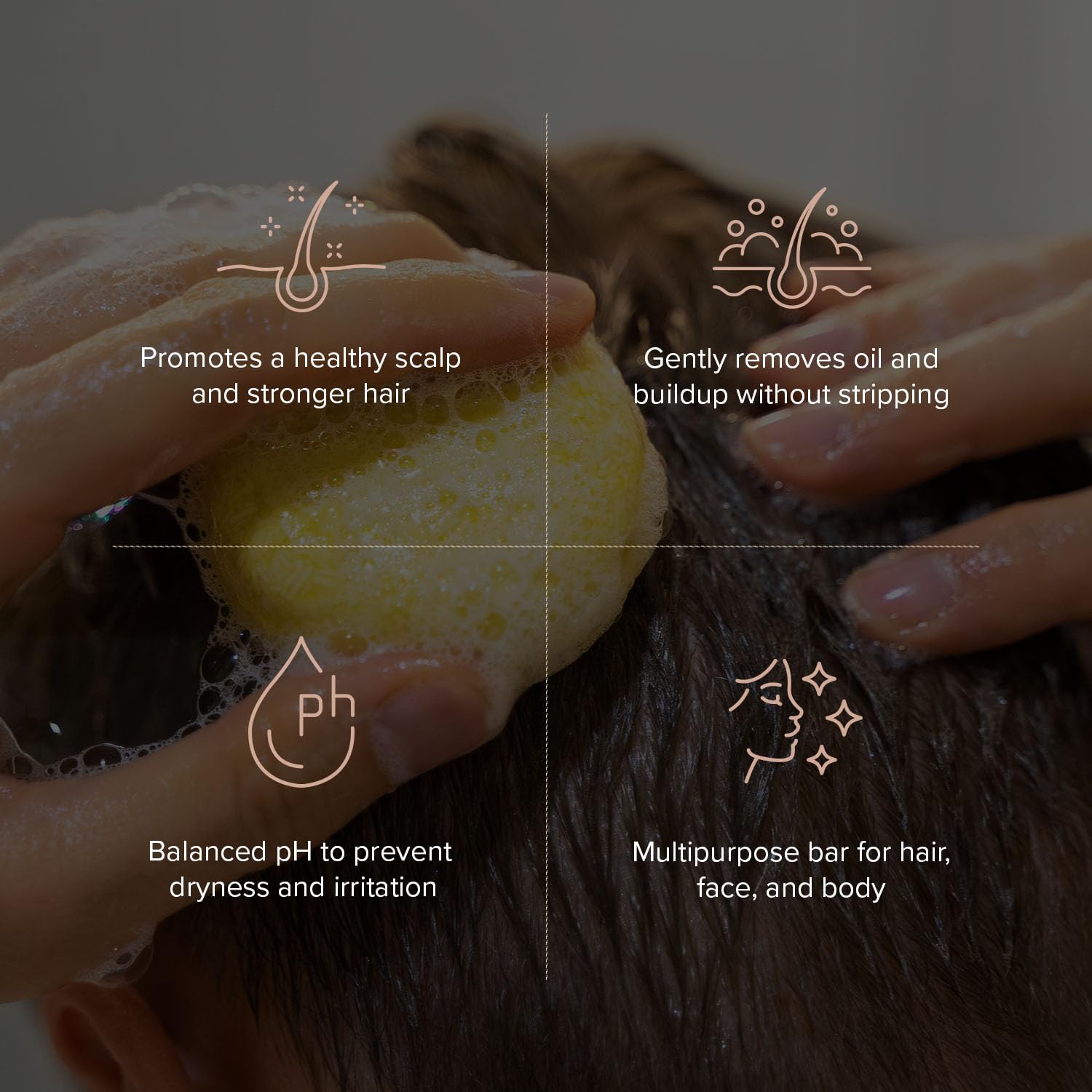KGallery Maka Nature Rosemary oil shampoo bar scene with herbal notes.